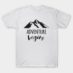 ADVENTURE BEGINS T-Shirt